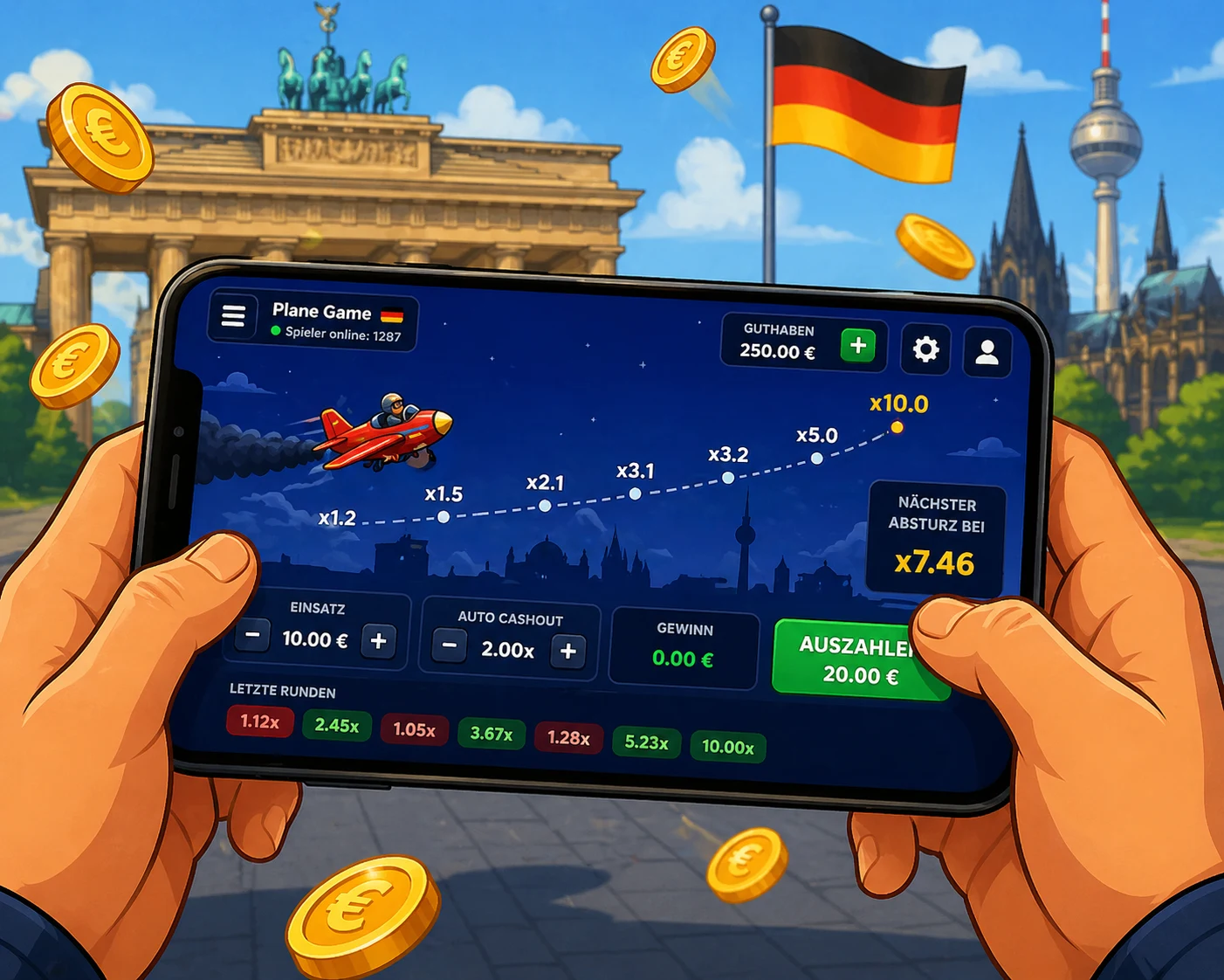 📍 Wo kann man Plane Game spielen?